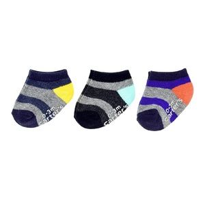 🌸5for12🌸 Carter's Rugby Stripe Baby Socks NWT